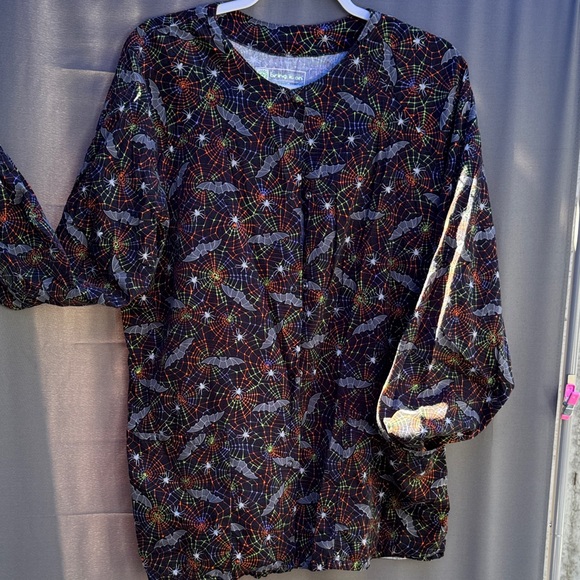 Colorful Web Patterned Women's Jacket - Picture 1 of 5